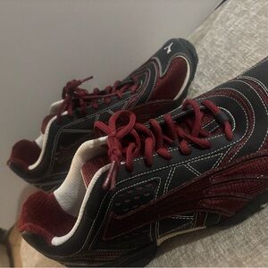 Puma Black and Red Athletic Shoes
